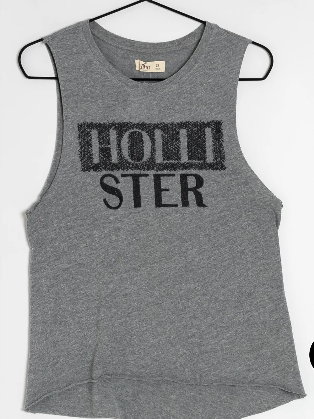 Hollister Gray Graphic Muscle Tank